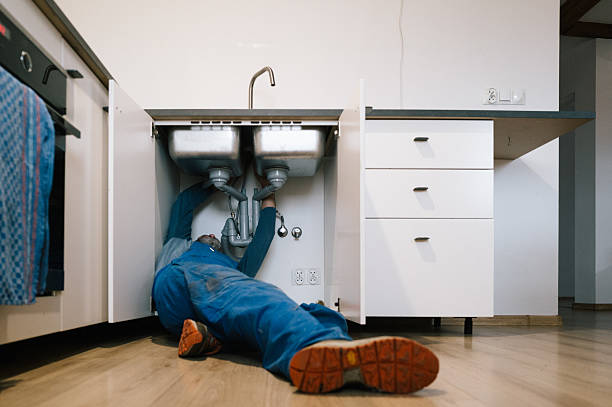 Professional Plumbing technician working in Laceys Spring, AL